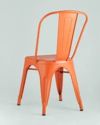 Стул ТОЛИКС с высокой спинкой Оранжевый глянцевый / TOLIX