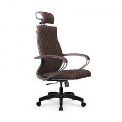 Кресло руководителя Metta L 2c 44C/K116 Infinity Easy Clean (MPES) Комплект 4 Темно-коричневое