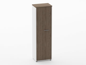 Шкаф для одежды 4 узкий Deka 10.19.302Л Дуб Верцаска/Белый