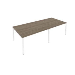 Переговорный стол (2 столешницы) Metal System Б.ПРГ-2.3 Вяз/Белый