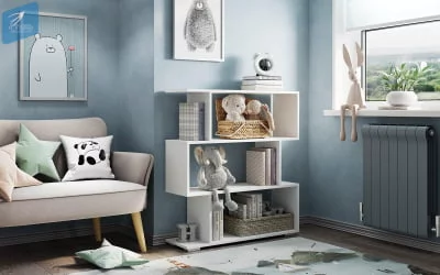 Стеллаж для детской Дуб сонома светлый