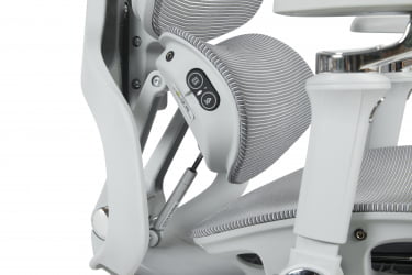 Кресло офисное ТопЧаирс Продигй с оттоманкой серый / TopChairs Prodigy