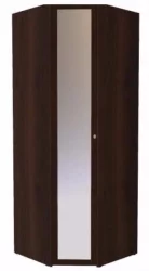 Фасад углового шкафа Зеркало Sherlock 63 Орех шоколадный (спальня)_65604