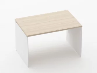Стол прямой Дека ЛДСП каркас 75.08.12 Туя/Белый / Deka