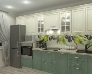 Глянцевый фартук (КОМПОЗИТ) KM 51