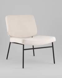 Кресло Эбигейл велюр молочный