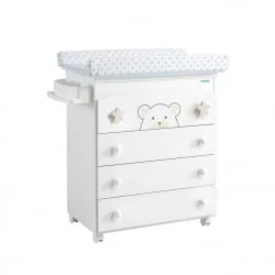 Детский комод Micuna Bubu B-970 White Beige Stars