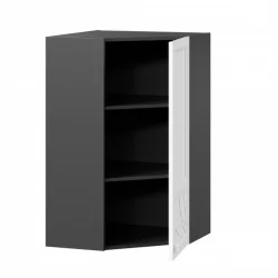 Шкаф кухонный угловой 600 высокий Джулия ЛД 284.620.000.075 Черный Белый