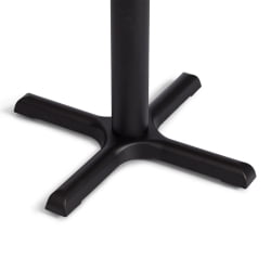 Стол VALHALLA дерево вяз/железная опора, 80х65х76 см, груша №3/черная опора