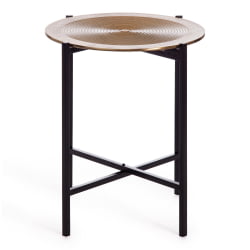 Столик кофейный Сеcрет Де Маисон БЛООМ ( мод. 11873-Б ) алюминиевый сплав, 46*46*51 см, черный/античная медь / Secret De Maison BLOOM mod. 11873-B