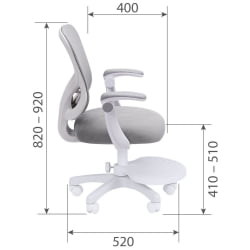 Детское кресло CHAIRMAN KIDS CH106 с подножкой Серый