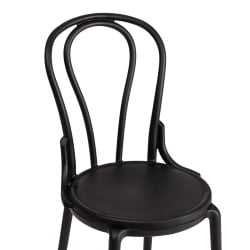 Стул THONET (mod. PL62) пластик, 42 x 52 x 89 см, Black (черный) 05