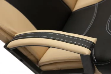 Кресло руководителя Twister черный+бежевый 36-6,36-34