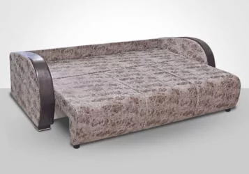 Диван прямой Европа-1 вензель серый арена черная