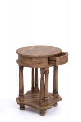 Круглый стол из дерева Бомбей - 1149 палисандр, 45*45*60 см, Natural tinted (натуральный тонированный)