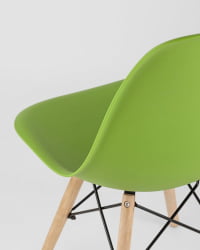 Стул Еамес Стйле ДСВ зеленый (разборный каркас) / Eames Style DSW