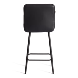 Барный стул Medeo/Медео экокожа , черный, 42х56х102 см