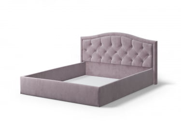 Кровать Стелла, 1200*2000 мм, велюр NEO 15, лиловый