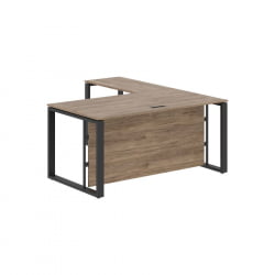 Стол с боковой приставкой ENIO ECT 1619H Кария Пальмира/Антрацит