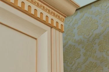 Комплект мебели для прихожей Марлен №10 Кремовый белый Патина