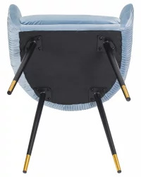 Стул обеденный ДОБРИН МАРЙ Серо-голубой велюр 1922-6 / DOBRIN MARY