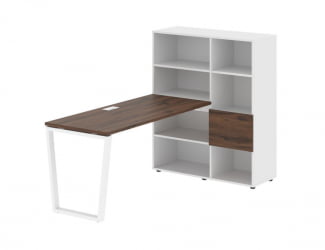 Рабочая станция EDIS EVRST 1115 Дуб Денвер темный Белый Белый