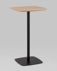 Стол барный Form 60*60 Светлое дерево/черный