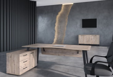 Кабинет руководителя JAY №4 Дуб Каньон Антрацит