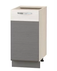 Напольный шкаф (лев/прав) Графит 74.54 Сосна Астрид/Ваниль/Графит