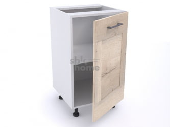 Стол С-45, Дублин (450*470*820) Дуб галифакс белый, 21603 