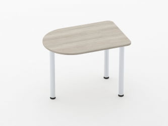 Брифинг-приставка Glassy 2.10 Дуб сантана светлый