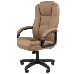 Кресло офисное CHAIRMAN 600 LT экокожа Бежевый