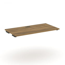 Стол-приставка к двум опорным тумбам/шкафам CОНCЕПТ CН.ОСПР-005 Сандал Янтарный Антрацит / CONCEPT CN.OSPR-005