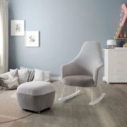 Детское кресло Micuna (Микуна) Wing/Moom white текстиль light grey/dark grey Детское кресло Micuna (Микуна) Wing/Moom white текстиль light grey/dark grey