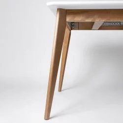 Стол обеденный Пегас Плус 120кс75 Морилка Дуб золотой Морилка Орех / Plus 120x75