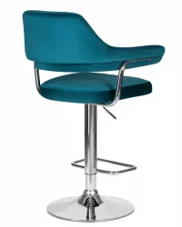 Стул барный DOBRIN CHARLY Морской волны велюр MJ9-99