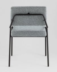 Стул Теллинг шенилл серо-синий