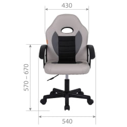 Детское кресло CHAIRMAN KIDS 111 Красный-черный