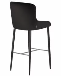 Стул барный DOBRIN CHRISTIAN 75 Черный велюр V108-77