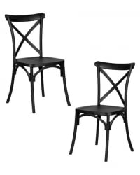 Стул обеденный DOBRIN ZILAN (цвет черный (B-03)) 2 шт