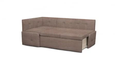 Уголок для маленькой кухни Вена рогожка Savana Plus Beige