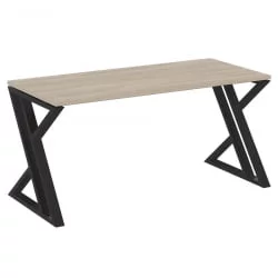 Стол рабочий LOFT VR.L-SRZ-4.7 Металл черный Дуб Аттик