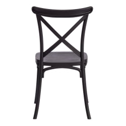 Дизайнерский стул CROSS (mod. PL24) пластик, 48 х 58 х 89 см, Black (черный) 05
