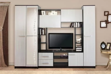 Стенка Флора Венге/беленый дуб