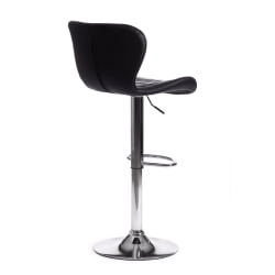 Барный стул AVIONIC (mod. KY712A) металл/экокожа, 45*53*86-107 см, черный/хром
