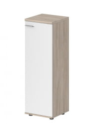 Шкаф средний правый Sigma SG.804.OL.WH.R Дуб светлый Белый