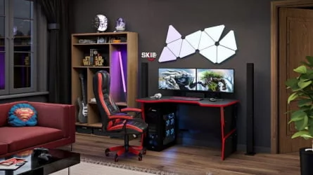 Компьютерный стол SKILL STG 1390 Металлик