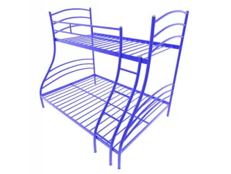 Кровать 90 на 190 Глория 1400х2000 Синий