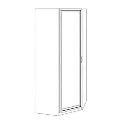 Угловой шкаф Остин Модуль №1 Ясень шимо светлый