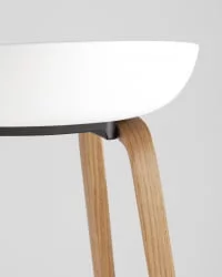 Барный стул Libra Soft с подушкой Белый